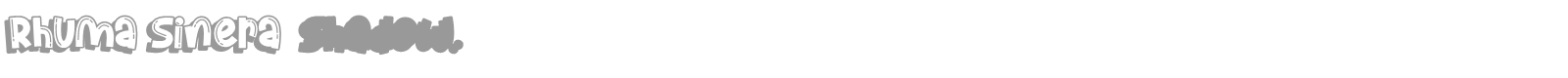 Rhuma Sinera font preview